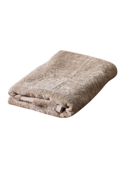 Buy Bath Towel Beige 70x140cm in Saudi Arabia