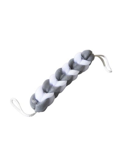 Buy Back Bath Scrubber Grey/White 28x5cm in Saudi Arabia