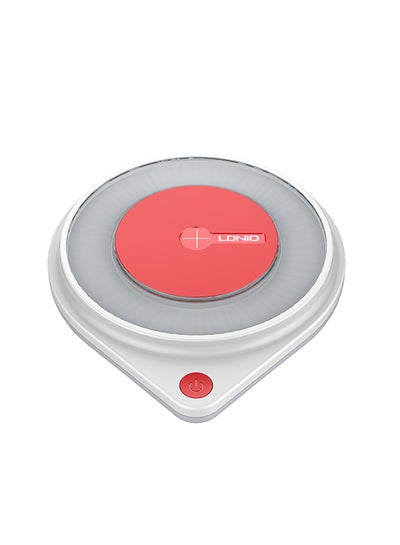 Buy LED Wireless Charging Pad Red/White/Grey in Egypt