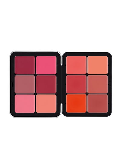 Buy Ultra HD Cream Blush Palette Pink/Orange/Brown in UAE
