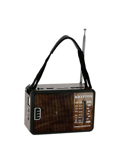 Buy Rechargeable Radio KNR5095 black in UAE