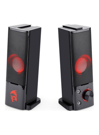 Buy Orpheus PC Gaming Speakers, 2.0 Channel Stereo, Desktop Computer Sound Bar, With Compact Maneuverable Size, 3W x 2 Maximum Power, Black | GS550 in UAE