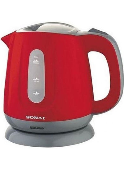 Buy Electric Kettle 1.0 L 1100.0 W SH-2000-R Red/Grey in Egypt