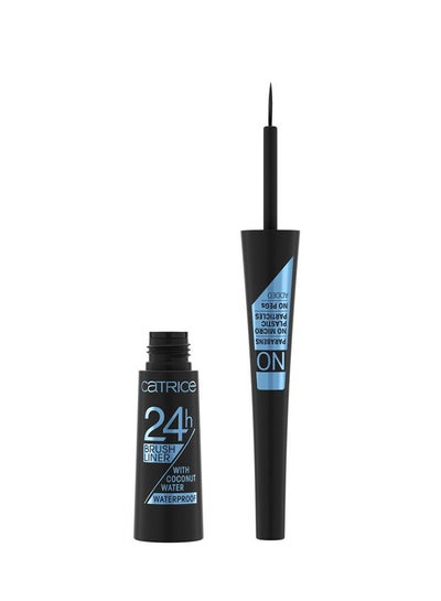 Buy 24h Brush Liner Waterproof 010 Black in Egypt