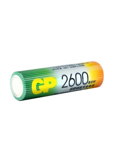 Buy 2600.0 mAh 2-Piece AA Rechargeable Batteries Set Multicolour in Egypt