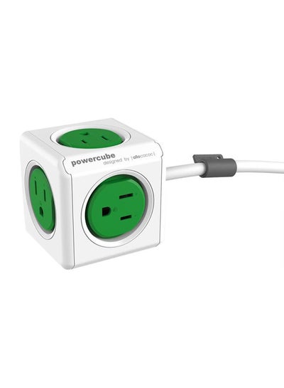 Buy PowerCube Extended Power Adapter Green/White in Saudi Arabia