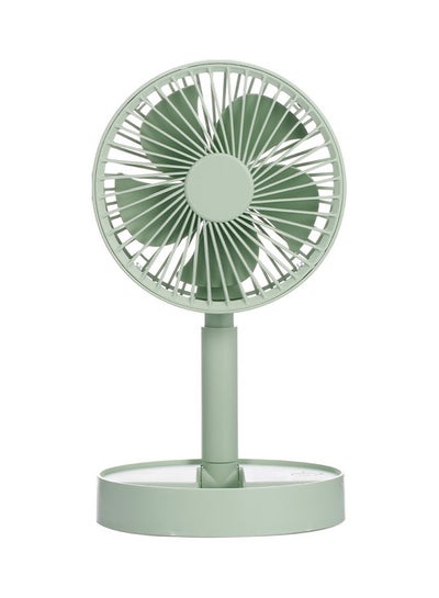 Buy Foldable USB Desk Fan 220W H33905GR_JX Green in Saudi Arabia