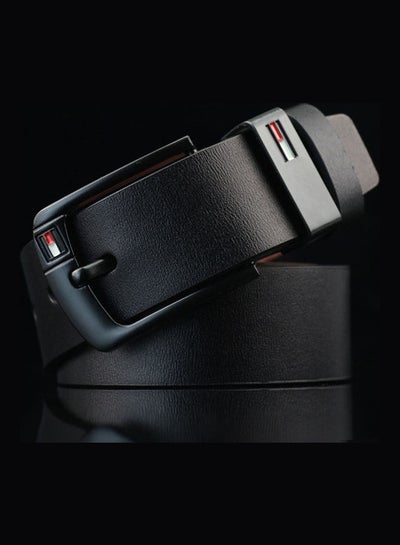 Buy Fashion Vintage Faux Leather Belt Black in UAE