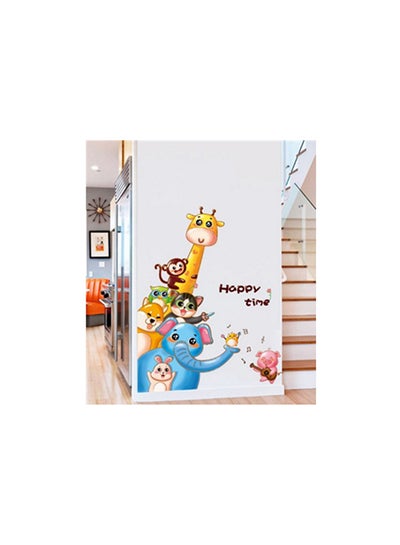 Buy Cartoon Printed Waterproof Wall Sticker Multicolour 60 x 90cm in UAE