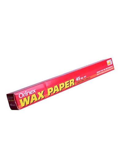 Buy Wax Paper 45 Square Ft White 4.5meter in Saudi Arabia