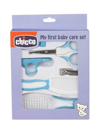 Buy 6-Piece My First Baby Care Set Light Blue in Egypt