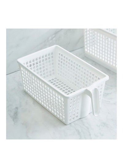 Buy Kevin Basket Without Lid White 16x29cm in UAE