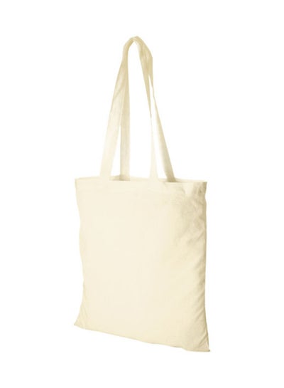 Buy Carolina Cotton Tote Bag Beige in UAE