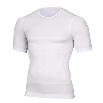 Buy Plain Slimming Undershirt White in Saudi Arabia