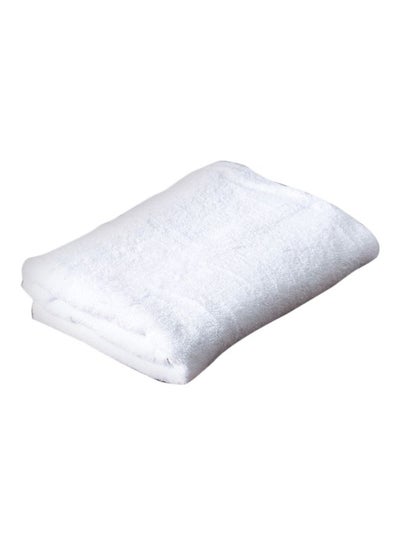 Buy Smart Cell Textured Bath Towel White 140x70cm in Saudi Arabia