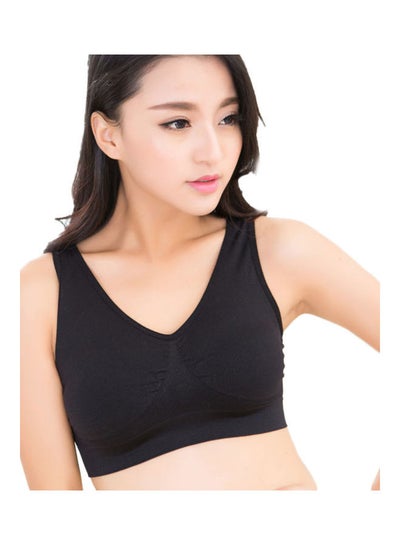 Buy Padded Sports Bra Black in Saudi Arabia