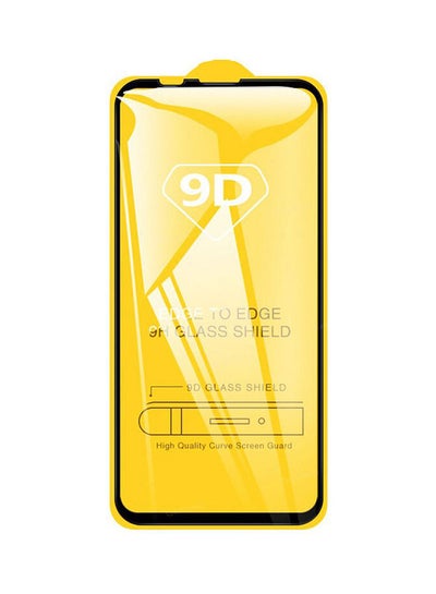 Buy 9D Tempered Glass Screen Protector For Huawei Nova 5T Black/Clear in Saudi Arabia