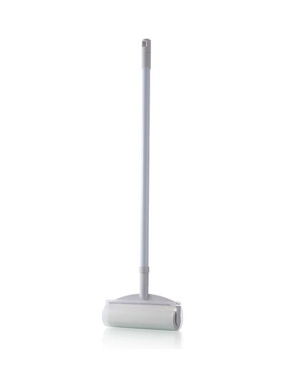 Buy Sticky Mop with Extendable Handle Sticky Paper Roller White 69.00x7.00x13.00cm in Saudi Arabia