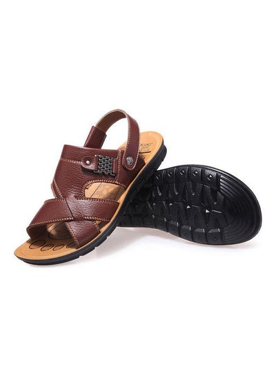 Buy Summer Casaul Sandals Brown in Saudi Arabia