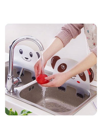 Buy Cute Panda Shape Water Splash Guard white & black 28.5x24cm in Egypt