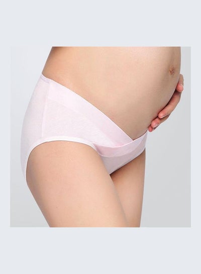 Buy Pregnant Lingerie Low Rise Underwear Pink in UAE