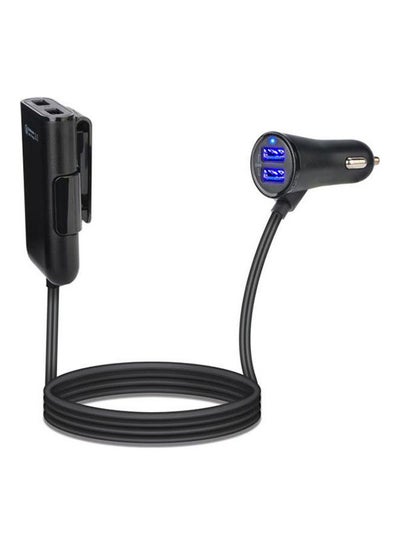 Buy Fast-Charging Car Mobile Charger Black in Egypt