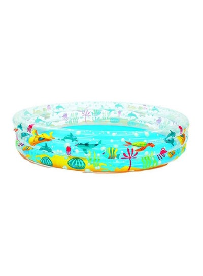 Buy Sea Creatures Printed 3 Rings Pool 51004 152x30cm in Egypt