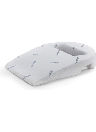 Wedge pillow with hole for clearance arm