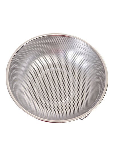 Buy Mesh Net Rice Strainer Colander Basket with Rim Silver in UAE