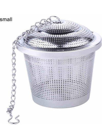 Buy Medicinal Herbs Tea Infuser Silver 8x8x8cm in Saudi Arabia