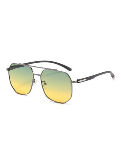 Buy men Metal Color Changing Anti-blue Light Sunglasses in UAE