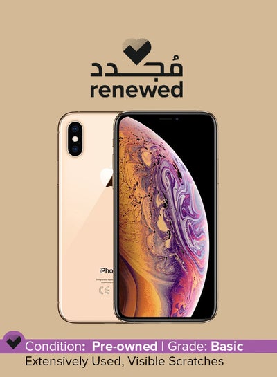 Buy Renewed iPhone XS With FaceTime Gold 256GB 4G LTE in UAE