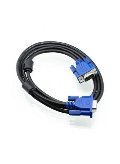 Buy High Resolution Monitor VGA Cable Black/Blue in Egypt