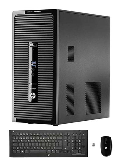 Buy Pro 400 G2 -J4B41EA MT Tower PC With Core i3 Processor/4GB RAM/500GB HDD/Integrated Graphics With Mouse And Keyboard Black in Egypt