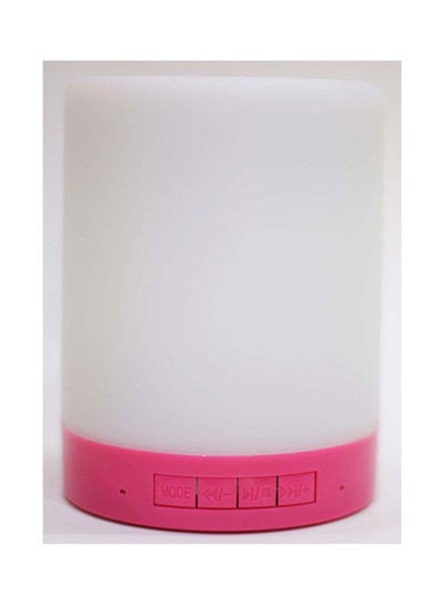 Buy Cl-671 - Touch Lamp Portable Bluetooth Speaker NOOELAVAF011 White/Pink in Egypt