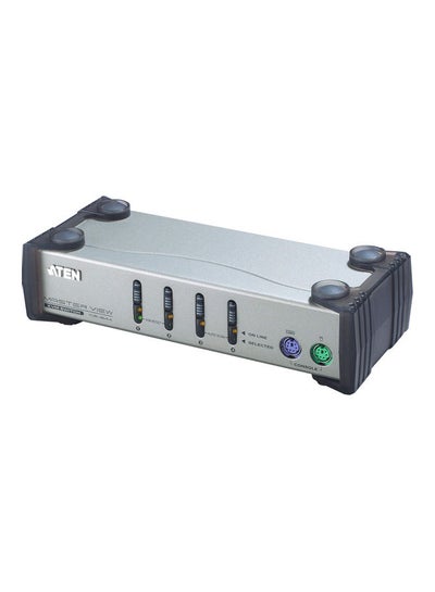 Buy 4-Port KVM Switch Black/Silver in UAE