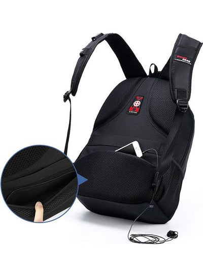 Buy Waterproof and Dust-Proof Travel Backpack Black in Egypt