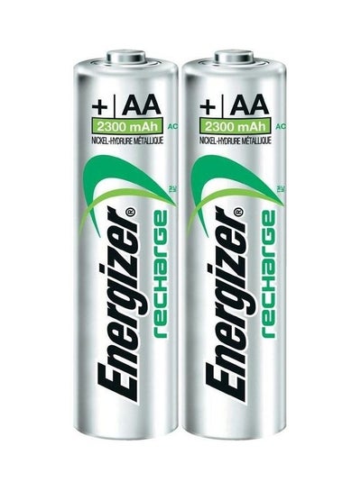 Buy 2 AA Rechargable 2300 mAh Batteries 4X Power Multicolour in Egypt