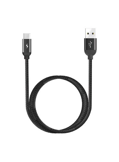 Buy Atom Type-C Charging And Sync Cable Black in Egypt