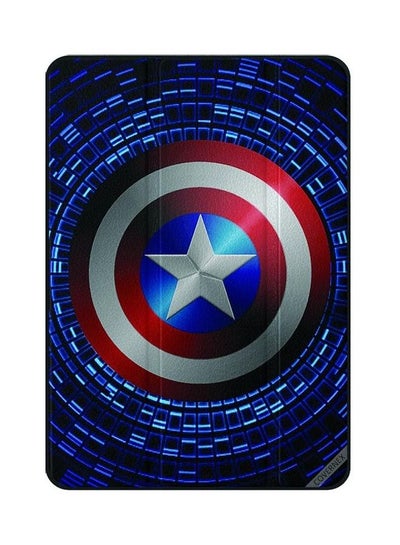 Buy Captain America Shield Protective Case Cover For Apple iPad Pro 2nd Gen Multicolour in Saudi Arabia