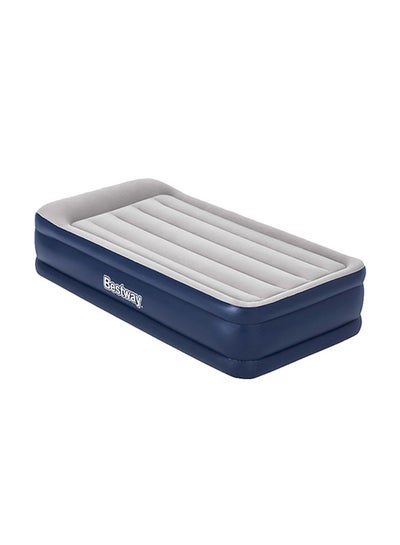 Buy Queen Built-in AC Pump Tritech Airbed Grey/Blue 39x35.5x19cm in Saudi Arabia