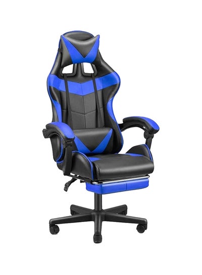 Buy Ergonomically Designed Super Comfort High Back Office/Gaming Chair With Headrest Pillow, Lumbar Cushion And Retractable Footrest in UAE