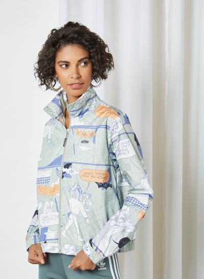 Buy Now - R.Y.V. Track Jacket Halo Green/Multicolor with Fast Delivery and  Easy Returns in Dubai, Abu Dhabi and all UAE