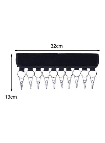 Buy Cloth Hanger Black/Silver in Saudi Arabia