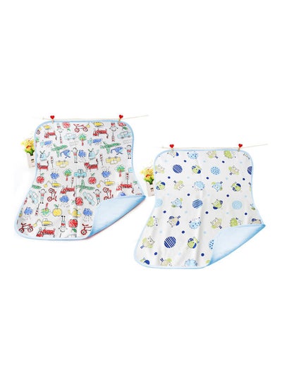 Buy 2-Piece Reusable Washable Changing Mats in UAE