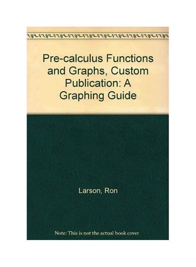 Buy Precalculus Functions And Graphs A Graphing Approach Paperback English by Larson, Hostetler, Edwards - 2005 in Egypt