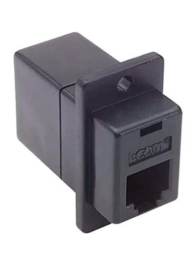 Buy ECF504B-8SK RJ45 Modular Coupler Black in UAE