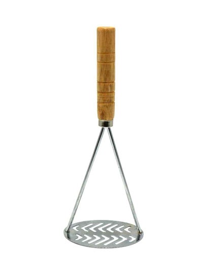 Buy Potato Masher Silver/Beige 25x8cm in UAE