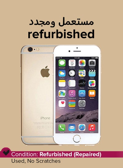Buy Refurbished - iPhone 6 Without FaceTime Gold 64GB 4G LTE in UAE