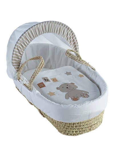 Buy ABC Teddy Palm Moses Basket in UAE